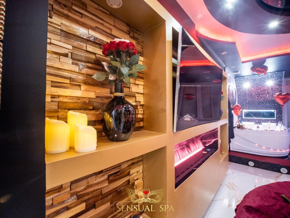 Sensual Spa- Love Room Jacuzzi Hammam Terrasse Nancy Kültér fotó