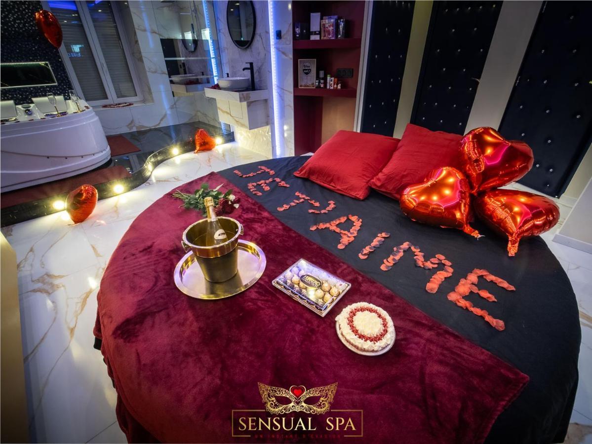 Sensual Spa- Love Room Jacuzzi Hammam Terrasse Nancy Kültér fotó