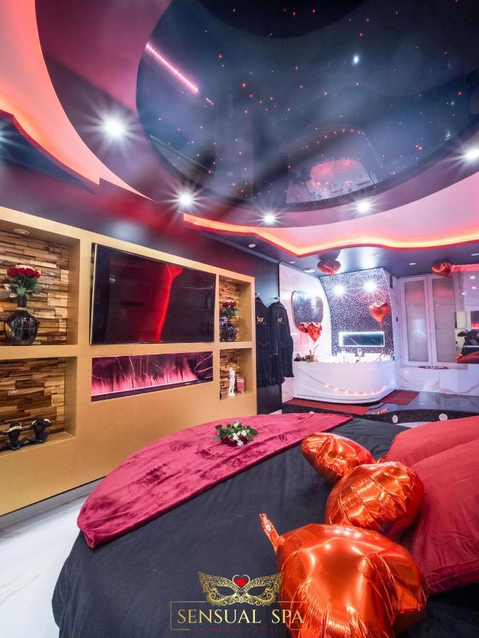 Sensual Spa- Love Room Jacuzzi Hammam Terrasse Nancy Kültér fotó