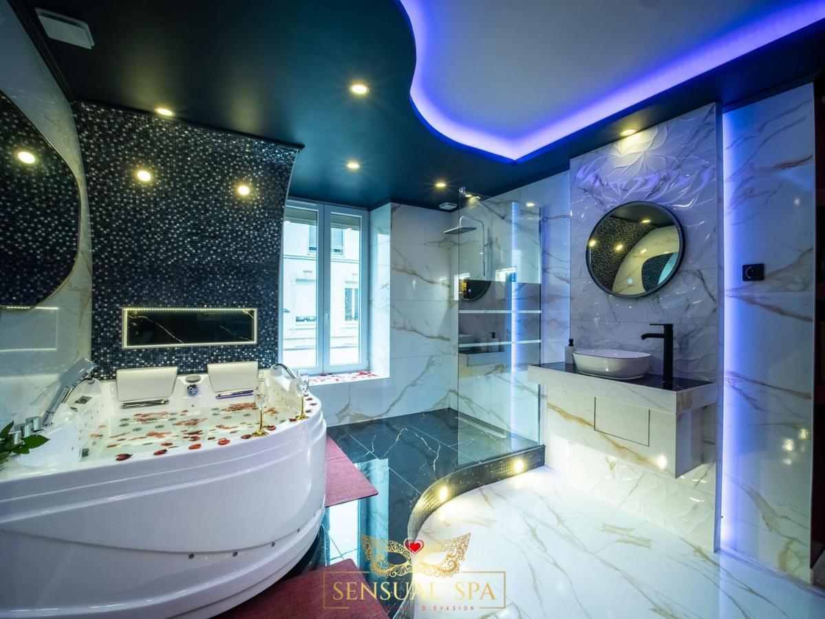 Sensual Spa- Love Room Jacuzzi Hammam Terrasse Nancy Kültér fotó