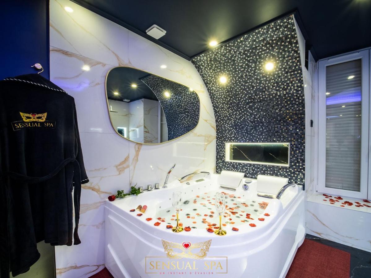 Sensual Spa- Love Room Jacuzzi Hammam Terrasse Nancy Kültér fotó