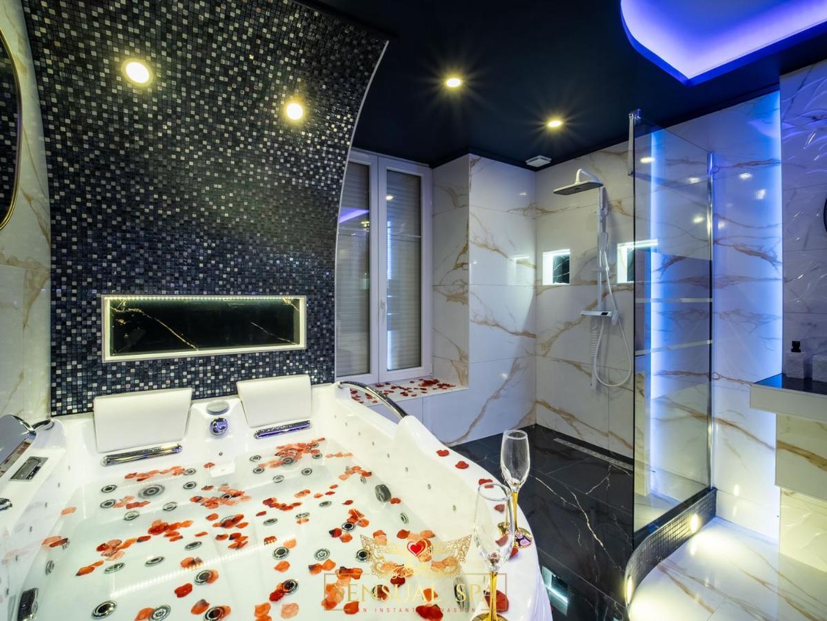 Sensual Spa- Love Room Jacuzzi Hammam Terrasse Nancy Kültér fotó