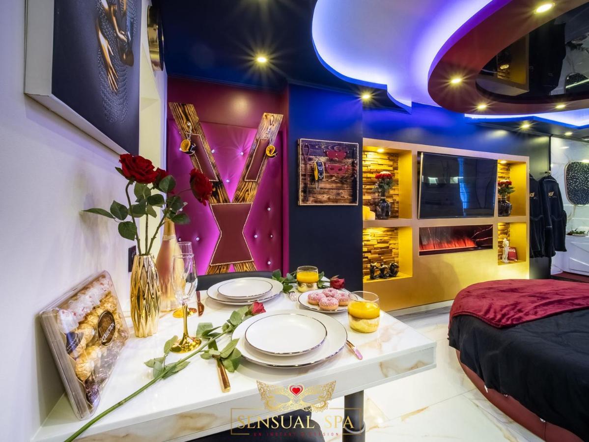 Sensual Spa- Love Room Jacuzzi Hammam Terrasse Nancy Kültér fotó