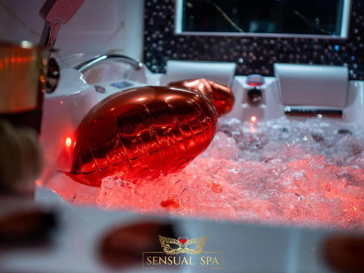 Sensual Spa- Love Room Jacuzzi Hammam Terrasse Nancy Kültér fotó