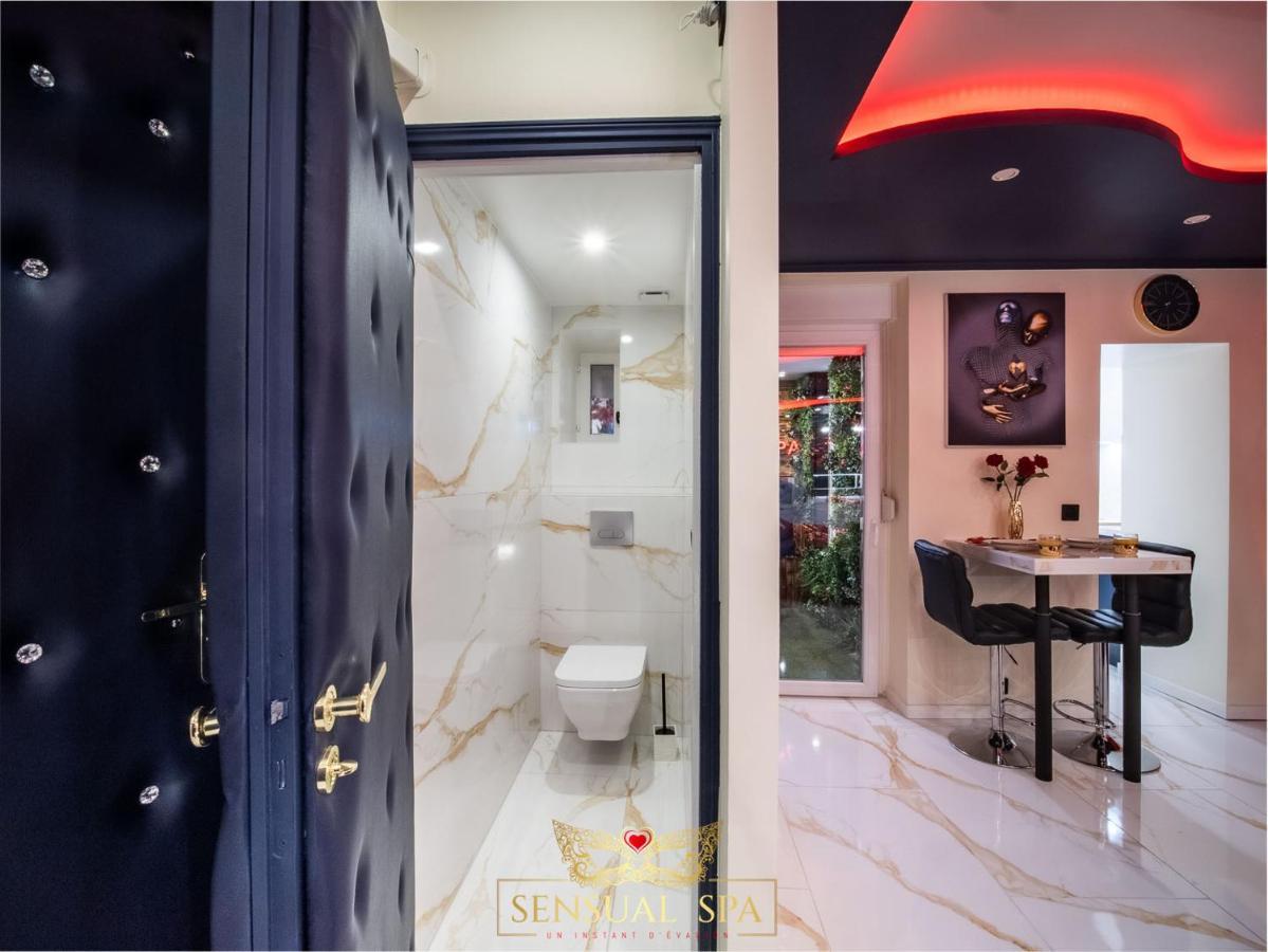 Sensual Spa- Love Room Jacuzzi Hammam Terrasse Nancy Kültér fotó